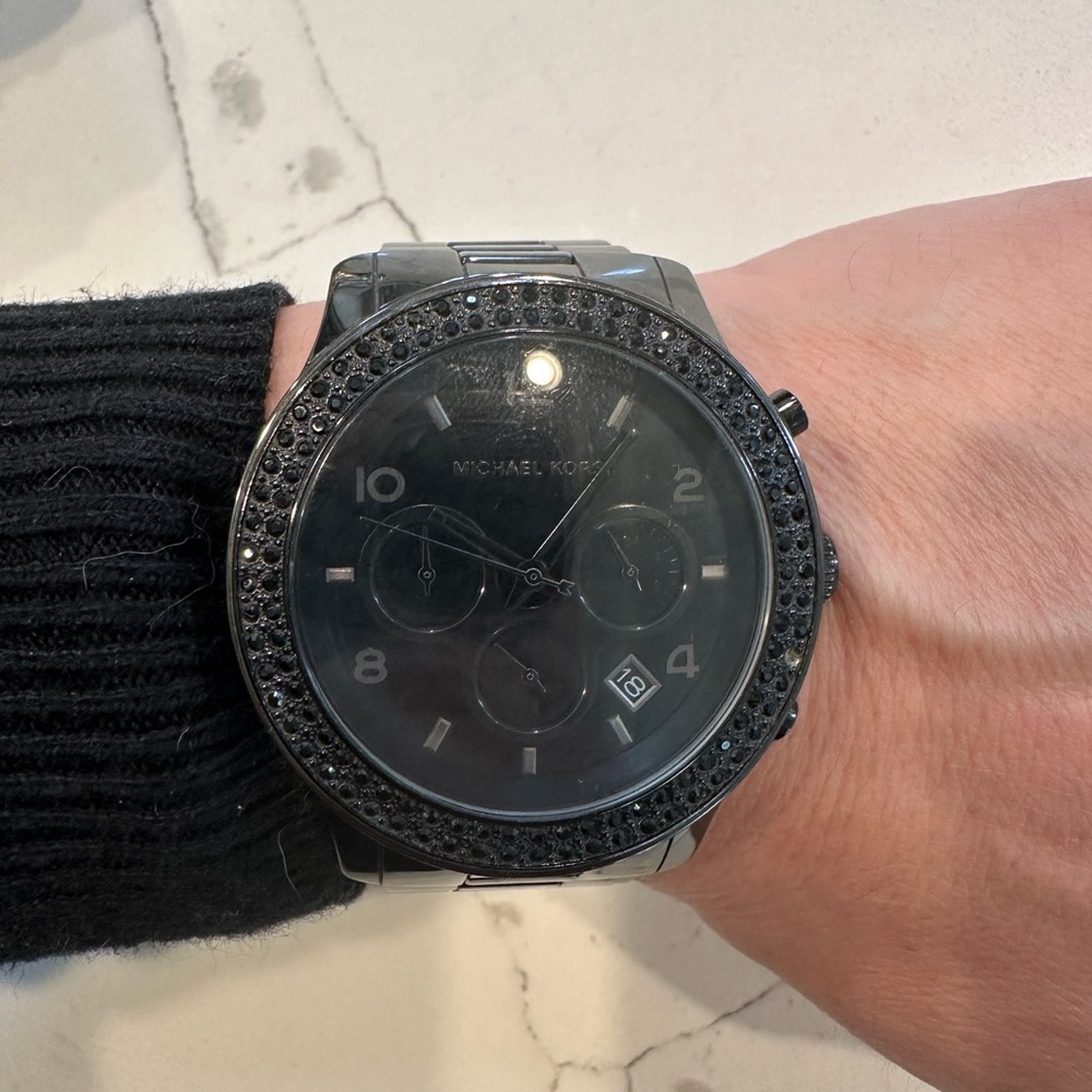 Michael Kors Ceramic Black Watch